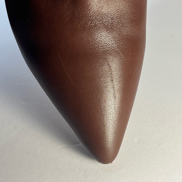 Saks Fifth Avenue Tayna Brownie leather upper On Ankle Boots NWT Size 9 - Picture 12 of 15